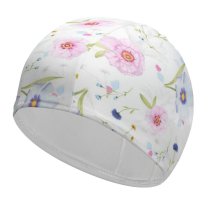 yanfind Swimming Cap Flowers Floral Designs Flower Patterns Girly Floral Flowers Elastic,suitable for long and short hair