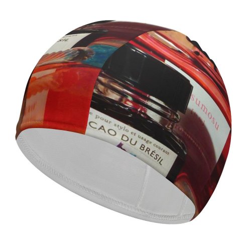 yanfind Swimming Cap Images Bottle Pictures Bread Elastic,suitable for long and short hair