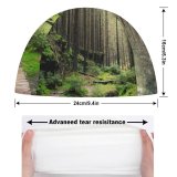 yanfind Swimming Cap Saxon Switzerland National Park Forest Light Elastic,suitable for long and short hair