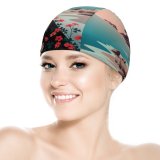 yanfind Swimming Cap Beach Landscape Morning Scenery MacOS Big Sur IOS Elastic,suitable for long and short hair
