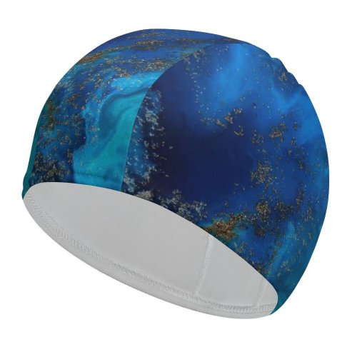yanfind Swimming Cap Robert Kohlhuber Abstract Liquid Art Macro Patterns Elastic,suitable for long and short hair