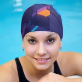 yanfind Swimming Cap Genrole Caspe Technology  Glowing  X Illuminated Microsoft Elastic,suitable for long and short hair