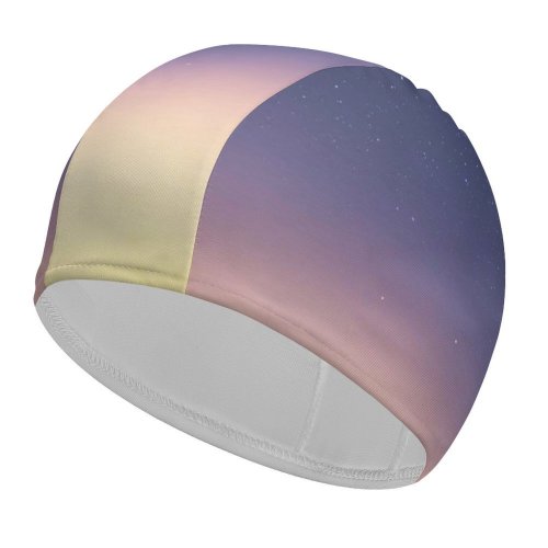 yanfind Swimming Cap Starry Sky Sunlight Sunset Meteorite Fall Elastic,suitable for long and short hair