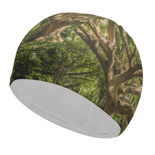 yanfind Swimming Cap Images Land Flora HQ Landscape Public Wallpapers Fantasy Plant Outdoors Tree Forest Elastic,suitable for long and short hair