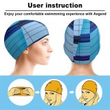 yanfind Swimming Cap Rob Oo Architecture Rijn  Arnhem Netherlands Gelderland Glass Building Abstract Lines Elastic,suitable for long and short hair
