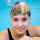 yanfind Swimming Cap  Kilby  Roaring Elastic,suitable for long and short hair