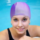 yanfind Swimming Cap Abstract Gradients Galaxy S Bubble Elastic,suitable for long and short hair