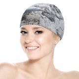 yanfind Swimming Cap Images Cliff Glaslyn Fog Mist Alps Snow Wallpapers Lake  Outdoors Rock Elastic,suitable for long and short hair