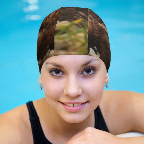 yanfind Swimming Cap Relaxing Images  Go Frog Toad Grumpy Public Lizard Wildlife Reptile Away Elastic,suitable for long and short hair