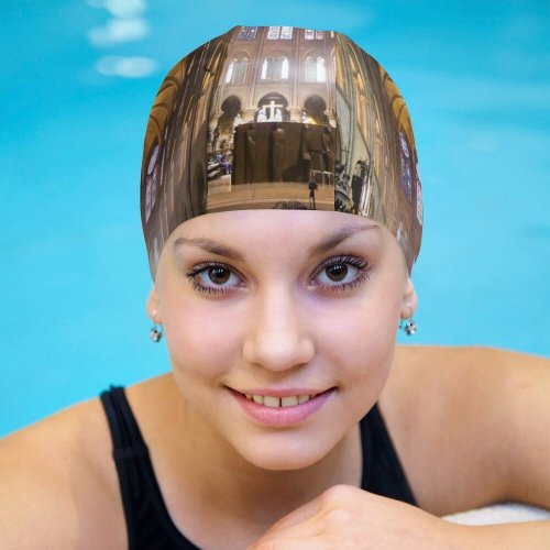 yanfind Swimming Cap Images Wide Francia Building  Aisle Dame De Architecture Corridor Church Altar Elastic,suitable for long and short hair
