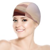 yanfind Swimming Cap Landscape Grass Field Hills Clear Sky Microsoft Elastic,suitable for long and short hair