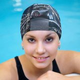 yanfind Swimming Cap Cars Sián FKP London Elastic,suitable for long and short hair