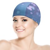 yanfind Swimming Cap Tomislav Jakupec Abstract Lights Bokeh Circles  Purple Elastic,suitable for long and short hair