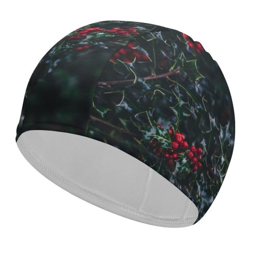 yanfind Swimming Cap Images Yew Bush Christmas Flora HQ Xmas Wallpapers Plant Tree Winter Pictures Elastic,suitable for long and short hair