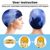 yanfind Swimming Cap William Warby Jellyfish Underwater Glowing Elastic,suitable for long and short hair