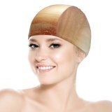 yanfind Swimming Cap Johannes Plenio Forest Road Foggy Autumn Fall Morning Light Elastic,suitable for long and short hair