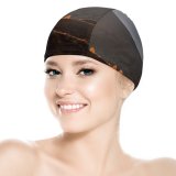 yanfind Swimming Cap Luca Bravo Giau Pass Mountains Dolomites Mist Foggy Landscape Italy Elastic,suitable for long and short hair