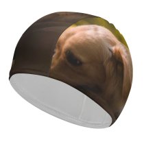 yanfind Swimming Cap Lovely Golden Images Pet Wallpapers Plant Free Forest Pictures Strap Dog Leaf Elastic,suitable for long and short hair