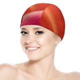 yanfind Swimming Cap Abstract ColorOS Android Elastic,suitable for long and short hair