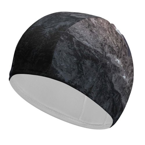yanfind Swimming Cap Collins Black Dark Grand Teton National Park Early Morning  Range USA Elastic,suitable for long and short hair