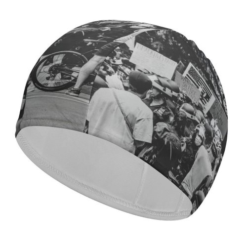 yanfind Swimming Cap Images Cyclist Protest Wallpapers Helmet  States Bike Pictures Transportation Creative Crowd Elastic,suitable for long and short hair