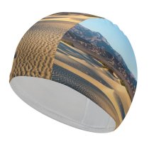 yanfind Swimming Cap Youen California Death Valley Dessert California Sand Dunes Sky  Range Sunrise Elastic,suitable for long and short hair