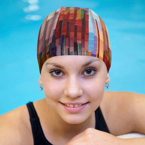 yanfind Swimming Cap  Wallpapers Art Graphics Rug Elastic,suitable for long and short hair