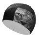 yanfind Swimming Cap Randy Rodriguez Black Dark Lioness  Wild Elastic,suitable for long and short hair