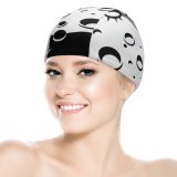 yanfind Swimming Cap Dark Love Heart Astronaut Planet Outer Space AMOLED Cute Elastic,suitable for long and short hair