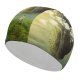 yanfind Swimming Cap Comfreak Fantasy   Girl Clouds Mystic Landscape Dream Castle Sky Elastic,suitable for long and short hair