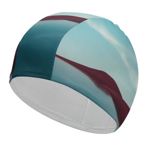 yanfind Swimming Cap Karan Gujar Lone Tree Lake Dry Fields Clear Sky Reflections Landscape Summer Elastic,suitable for long and short hair