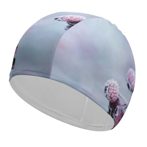 yanfind Swimming Cap Images Christmas Flora Frost Snow Twig Wallpapers Plant Outdoors Garden Free Winter Elastic,suitable for long and short hair