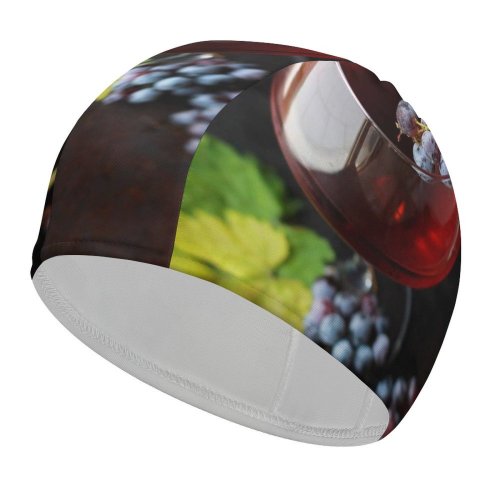 yanfind Swimming Cap Images Glass Flora Sauvignon Rim Grapes Alcohol Plant Produce Fruits Wine Grape Elastic,suitable for long and short hair