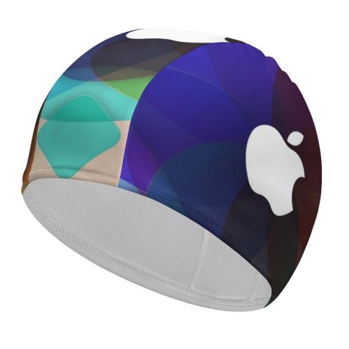 yanfind Swimming Cap Technology WWDC Colorful Gradient Elastic,suitable for long and short hair
