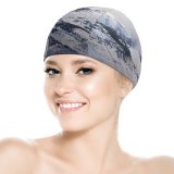 yanfind Swimming Cap Parthiban Mohanraj  Mountains Snow Covered Sunrise Landscape  Range Misty Cloudy Elastic,suitable for long and short hair