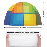 yanfind Swimming Cap Technology  Colorful Gradient Elastic,suitable for long and short hair