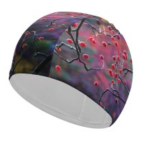 yanfind Swimming Cap Images Autumn HQ Petal Public Wallpapers Plant Tree Fruits Berries Pictures Cherry Elastic,suitable for long and short hair