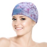 yanfind Swimming Cap Flowers Magnolia Tulips Flowers Spring Beautiful Elastic,suitable for long and short hair