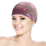 yanfind Swimming Cap Flowers Flower Cosmos Sunrise Garden Sky Clouds Elastic,suitable for long and short hair