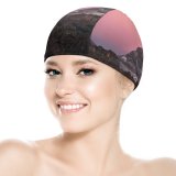 yanfind Swimming Cap Luca Bravo Giau Pass Mountains Dolomites Sunset Dusk Golden Hour Italy Elastic,suitable for long and short hair