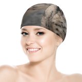 yanfind Swimming Cap William Warby Snow Leopard Wildlife Big Cat Elastic,suitable for long and short hair
