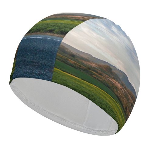 yanfind Swimming Cap Images Country HQ Landscape Filed Hills Wallpapers  Pole Free Road Pictures Elastic,suitable for long and short hair
