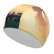 yanfind Swimming Cap Thiago Garcia Fantasy  Boats Planet Surreal Elastic,suitable for long and short hair