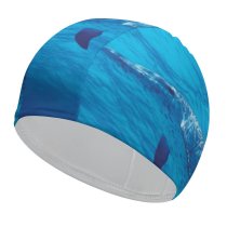 yanfind Swimming Cap Dolphins Underwater Under Sea Aqua Elastic,suitable for long and short hair