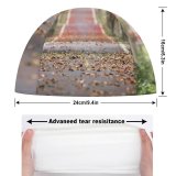 yanfind Swimming Cap Fall Trees Road Tarmac Woods Foliage Elastic,suitable for long and short hair