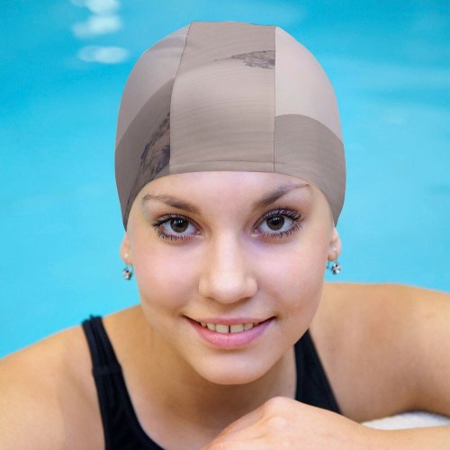 yanfind Swimming Cap Landscape Desert Sand Dunes Clear Sky Microsoft Elastic,suitable for long and short hair