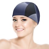 yanfind Swimming Cap Dark Gradients IOS WWDC iPhone Grey Elastic,suitable for long and short hair