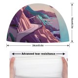 yanfind Swimming Cap Coastline  Pass Road Morning Daylight Scenery MacOS Big Sur IOS Elastic,suitable for long and short hair