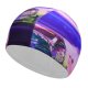 yanfind Swimming Cap Cars  Supra Drift Colorful Elastic,suitable for long and short hair