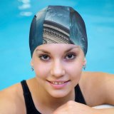 yanfind Swimming Cap Far From Home Night Monkey Suit Elastic,suitable for long and short hair